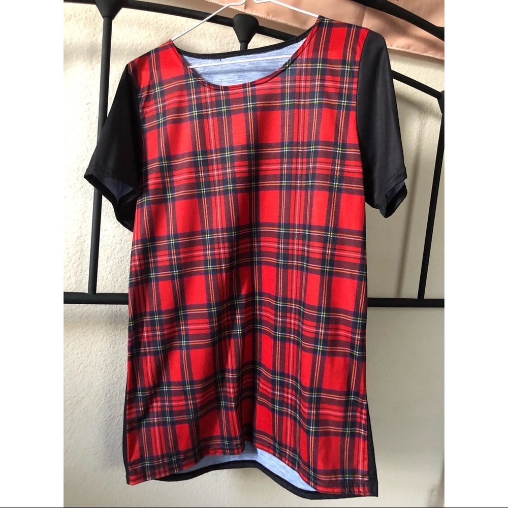 Black Milk Clothing Tartan Red BFT